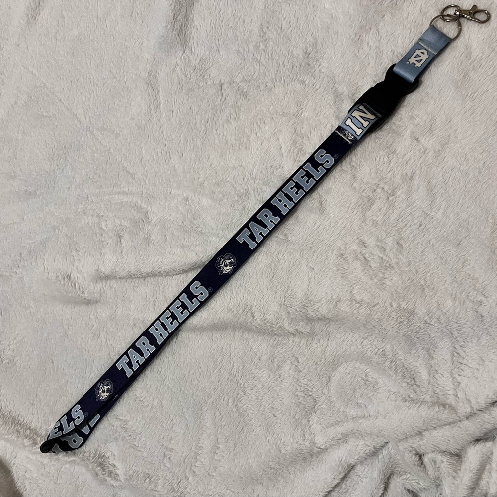 Tar Heels Lanyard - Navy and White